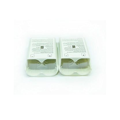 2x White Battery Cover For Microsoft Xbox 360 Wireless Controller