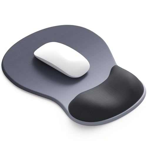 ErgoComfort Gel Wrist Rest Mouse Pad-Ergonomic Office Mousepad with Wrist Support-Non-Slip, Design Desk Accessories Mat for Home&Game Decor (05Midnight Wave) - color: 05Midnight Wave
