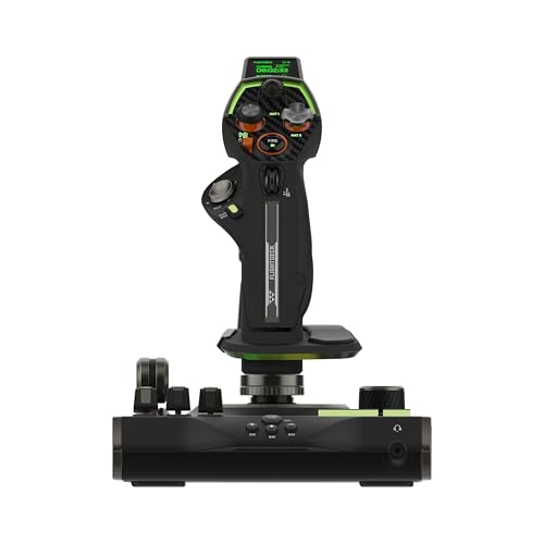 Turtle Beach VelocityOne Flightdeck Universal HOTAS Simulation System - PC | Windows 10 & 11 PCs, Joystick & Throttle for Air & Space Combat Simulation, Touch Display, 139 Mappable Controls, Black - style: Universal HOTAS Simulation System
