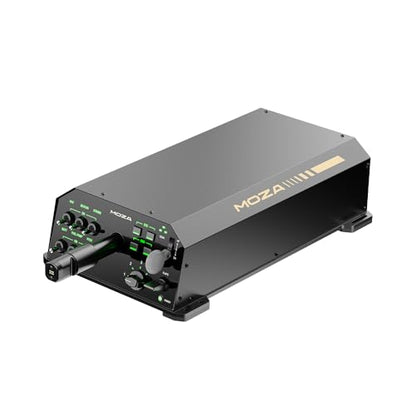 MOZA AY210 Force Feedback YOKE Base Flight Simulator FFB Controls, Black | 9Nm Torque, 210N Push Force, High-strength Steel, 150mm Travel Distance, Programmable Switch Panel
