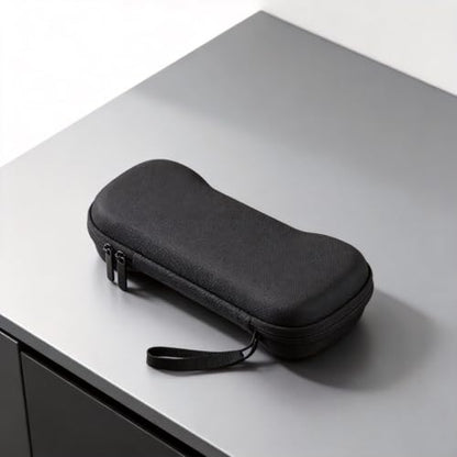 EVA Hard Carrying Case for Anbernic RG557 and RG556 Retro Gaming Console, Protective Travel Storage Bag 25x12x5cm, Sleek Black Design, 1 Unit
