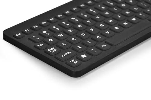 Man & Machine Really Cool Keyboard, Sealed Waterproof - Black - color: Black