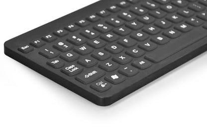 Man & Machine Really Cool Keyboard, Sealed Waterproof - Black - color: Black