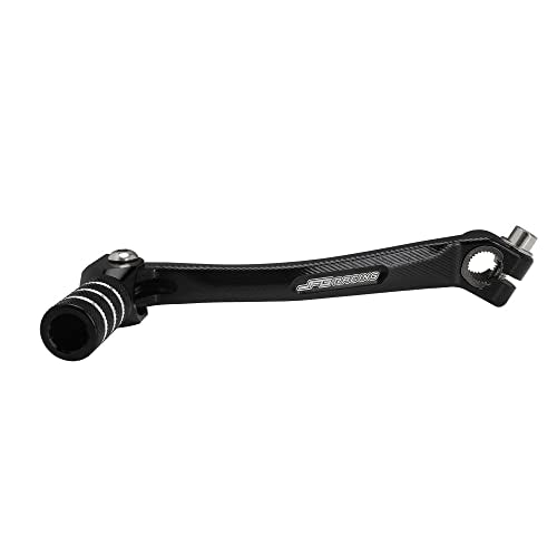 JFG RACING Motorcycle Folding Gear Shifter Shift Lever Pedal CNC Universal for CRF XR RM KX KLX TTR PW SSR Apollo TAO TAO SDG 50cc - 125cc Dirt Pit Bike Black - color: Black
