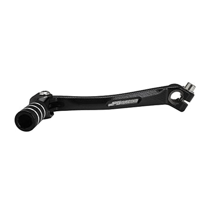 JFG RACING Motorcycle Folding Gear Shifter Shift Lever Pedal CNC Universal for CRF XR RM KX KLX TTR PW SSR Apollo TAO TAO SDG 50cc - 125cc Dirt Pit Bike Black - color: Black