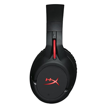 HyperX Cloud Flight - Wireless Gaming Headset, Long Lasting Battery up to 30 Hours, Detachable Noise Cancelling Microphone, Red LED Light, Comfortable Memory Foam, Works with PC, PS4 & PS5 - style: Stereo