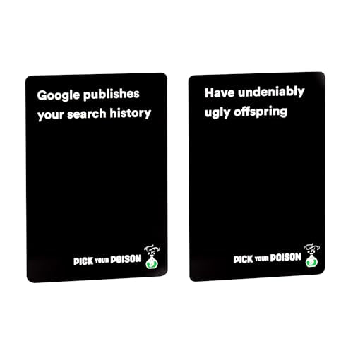 Pick Your Poison After Dark – Adult Party Game for Friends & Groups | Hilarious “Would You Rather” Card Game | Funny Icebreaker for Game Nights, Parties & Pregames | Great Gift for Adults