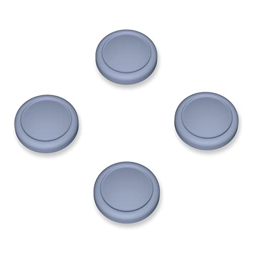 eXtremeRate PlayVital Switch Joystick Caps, Switch Lite Thumbstick Caps, Silicone Analog Cover for Switch OLED Joycon Thumb Grip Rocker Caps for Nintendo Switch & Switch Lite - Slate Gray - color: Slate Gray