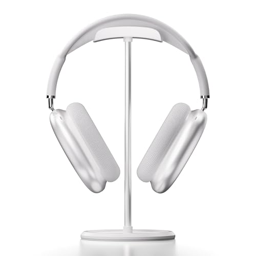 Headphone Stand【1PACK】 Headphone Holder with Storage Tray Compatible for Max Pro, Beats, Bose and Most Gaming Headphones. 【No Tools Required】 YO-2 (White)