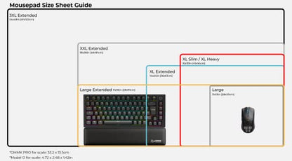 GLORIOUS Large Gaming Mouse Pad for Desk - Rubber Base Computer Mouse Mat - Durable Mouse Mat - Cloth Mousepad with Stitched Edges - White Cloth Mousepad | 16"x18" (GW-XL)
