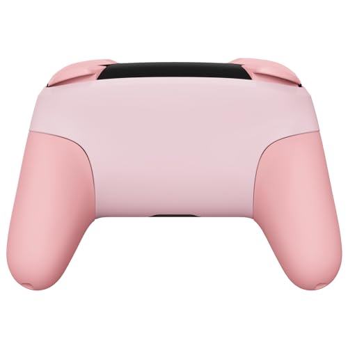 eXtremeRate Replacement Full Set Shell Button for Nintendo Switch Pro Controller, Cherry Blossoms Pink & Puffy Pink Faceplate Backplate Handles for Switch Pro Controller - color: Cherry Blossoms Pink & Puffy Pink