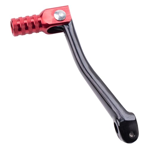 CNC Aluminum 2" Folding Gear Shifter Shift Lever for Honda XR50 CRF50 XR CRF 50cc 70cc 90cc 110cc 125cc Dirt Pit Bike (Red Black) - color: Red Black