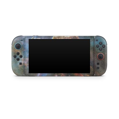 Glossy Glitter Gaming Skin Compatible with Nintendo Switch 2 Console Only - Golden Nebula - Premium 3M Vinyl Protective Wrap Decal Cover - Easy to Apply | Crafted in The USA by MightySkins - color: Golden Nebula, size: Switch 2 Console Skin Only, style: G