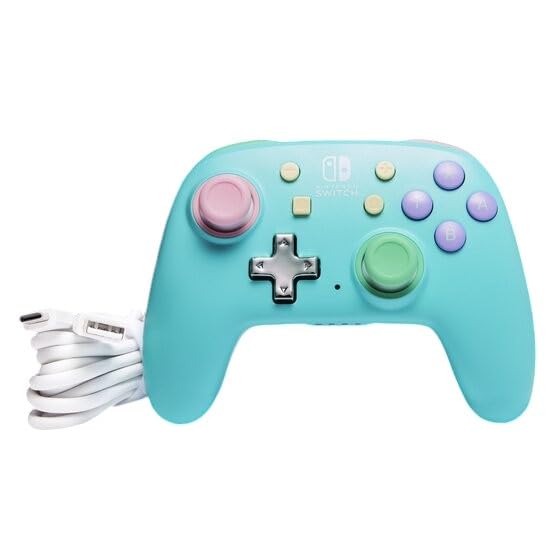 PowerA Nano Enhanced Wireless Controller for Nintendo Switch - Spring Dream, Compact, Smaller, Portable - color: Spring Dream