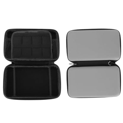 Hard Shell Carrying Case for New 3DS XL/2DS XL - Travel Protective Storage with 8 Game Cartridge Slots & Water Proof PU Exterior (Silver) - color: Silver