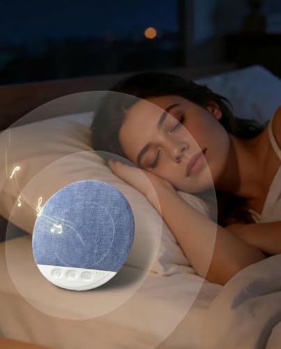 Under Pillow Speaker for Sleeping, Bluetooth Sleep Speaker with White Noise Machine and Timer, Headphone-Free Mini Sound Speaker for Side Sleepers (Blue) - color: Blue