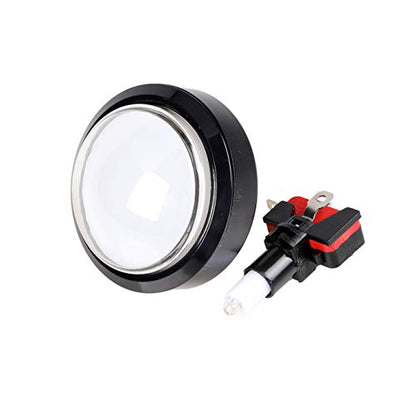 EG STARTS 5X New 60mm Dome Shaped LED Illuminated Push Buttons for Arcade Coin Buttons Machine Operated Games DC 12V