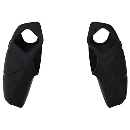 PlayVital Mecha Edition Black Ergonomic Soft Controller Silicone Case Grips for ps5, Rubber Protector Skins with Thumbstick Caps for ps5 Controller - Compatible with Charging Station - color: Black