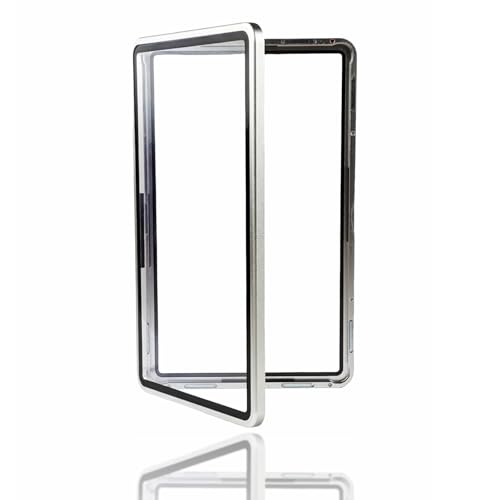 RedCap Magnetic Aluminum PSA Graded Card Holder 35PT Premium PSA Slab Protector Display Case with UV Resistant Glass Fits Standard PSA Graded Sports Trading Cards - Silver Flash - color: Silver Flash