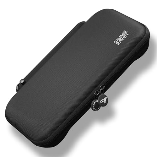 SAVAGE RAVEN by Skull & Co. Every Day Slim Carrying Case for Nintendo Switch 2: Portable Hard Shell Protective Travel Case, Gaming Console Protection- Black - color: EDC-Black