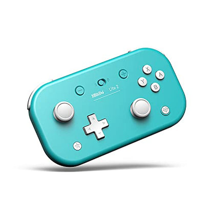 8BitDo Lite 2 Bluetooth Gamepad for Switch, Switch Lite, Android and Raspberry Pi (Turquoise) - color: Turquoise