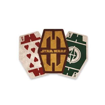 Aquarius Star Wars Sabacc Premium Playing Cards – Sabacc Themed Deck of Cards for Your Favorite Card Games - Officially Licensed Merchandise & Collectibles