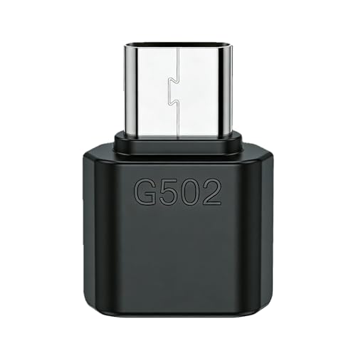USB-C Charging Adapter Compatible with Logitech G502 Wireless Gaming Mouse | No Dock,Micro-USB to Type-C Converter | Compact & Lightweight Design | Charging & Data Transfer | Model-Specific