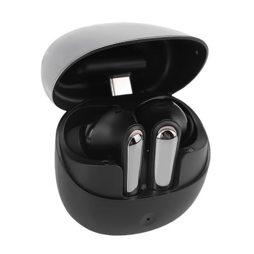 Low Latency Wireless Gaming Earbuds Dual Device Smart Connectivity 3D Sound Quality for Immersive Gaming PC VR Earbuds Noise Cancelling Mic (Black) - color: Black