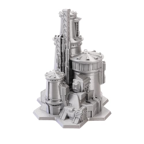 Tabletop Terrain 6mm Sci-Fi Cityscape Bundle 3 with Hexes for Miniatures Games Such as Epic Battletech Adeptus Titanicus (Bundle 3 with Hexes) - size: Bundle 3 with Hexes