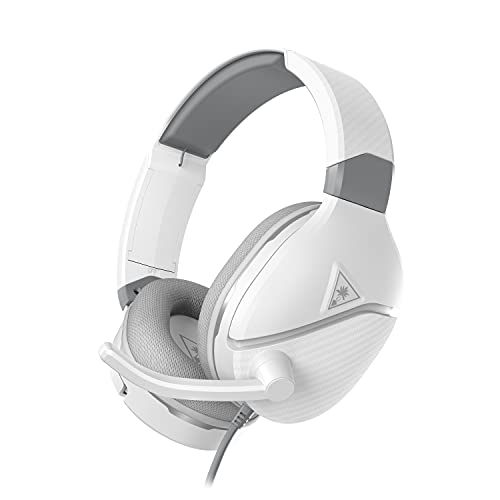 Turtle Beach Recon 200 Gen 2 Wired Multiplatform Gaming Headset, Xbox, PS5 | Xbox Series X|S & Xbox One, PlayStation, PS4, PC, Powered Bass Boost, Flip-to-Mute Mic, Mic Monitoring, Memory Foam, White - color: Gen 2 White