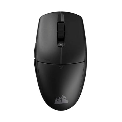 Corsair M55 Wireless Lightweight FPS Gaming Mouse – 2.4GHz & Bluetooth – 24,000 DPI – Long-Lasting Battery Life – Six Programmable Buttons – Textured Side Grips – Black - color: Black, style: Wireless