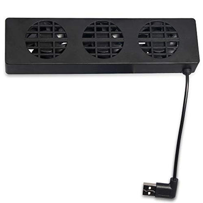OSTENT Three Fans Cooler Cooling Fan Dock for Nintendo Switch Console
