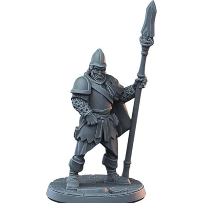 7-Pack of Medieval Guard Figurines Collectible Figurines - Detailed Knight Decor | Fantasy Battles | Shelf Display - 3D Printed in Canada