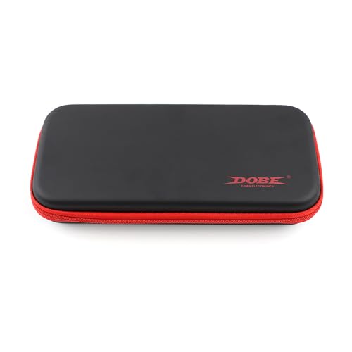 Dobe - Carry Case Compatible with Nintendo Switch and New Switch OLED Console - Protective Hard Portable Travel Carry Case Shell Pouch with Pockets for Accessories and Games (TNS-1130)