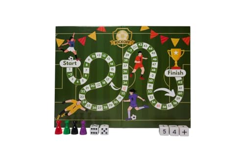 Rolling Race – Math Board Game for Kids Ages 4+, Fun Addition & Subtraction Learning Game
