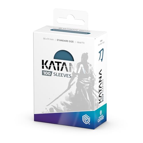Ultimate Guard Katana Card Sleeves: 100 Standard Size TCG Sleeves, 66 x 91mm, Mountain Haze Back, Tournament Quality, No PVC & Acid-Free, High Clarity - color: Mountain Haze, size: Standard Size (66 x 91mm)