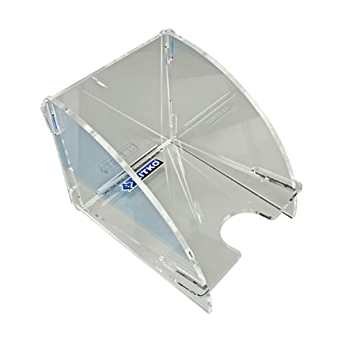 LITKO Standard Card Deck Holder | Single Pile, 75-100 | US/EU 70x100mm | Playing card tray for Magic, Pokémon & TCGs | Angled finger notch | Snap-fit, no glue | Laser-cut acrylic - color: Clear, size: Holds 75-100 Standard Cards. Single Pile