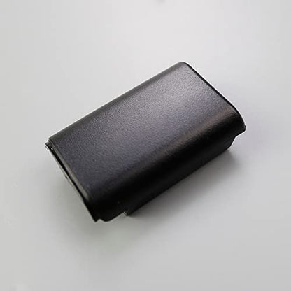 1PCS Battery Pack Cover Shell Shield Lid Kit Replacement for Xbox 360 Controller Battery Cover Shell (Black) - color: black