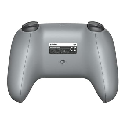 8Bitdo 64 Bluetooth Controller for Analogue 3D, Grey | Switch/Switch 2, Windows and Android Support, Wired USB, D-Input/S-Input Modes, Hall Effect Joystick, Vibration - color: Grey