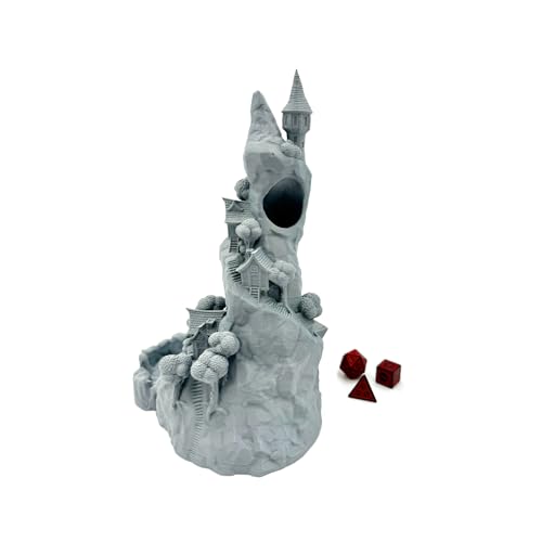 Mountain Village Dice Tower - D&D RPG Tabletop Gaming Accessory - Modular Design for Easy Storage