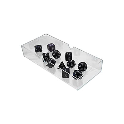 Ultra PRO - Eclipse 11 Dice Set (Jet Black) - Great Dice Set for All Kinds of Card Games and Board Games Such As, DND, MTG, and RPG - UP Your Game with Ultra PRO - color: Jet Black
