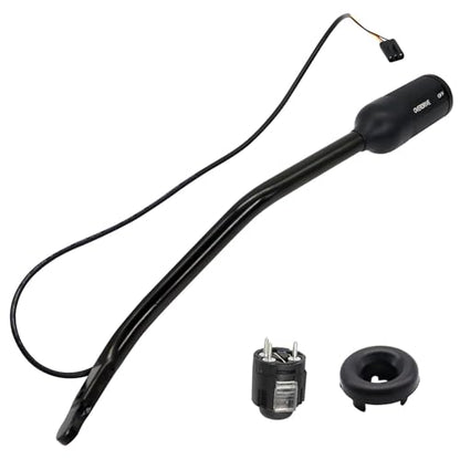 F2TZ-7210-F Transmission Gear Shifter Lever Set with Overdrive Shift Button and Cap Compatible with 1992-1997 Bronco F150 F250 F350 F53 F59 Replace for F4TZ-7210-B F4TZ7210B