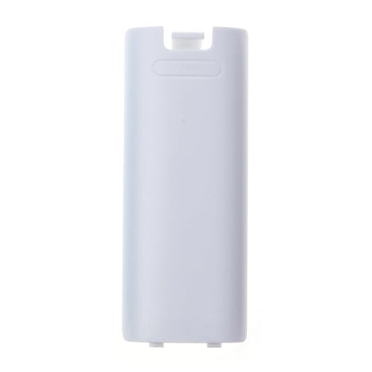 VAPXSGI 1Pcs 7 Colors Battery Cover Back Case For Wii Game Controller Remote Controller Gamepad Handle Battery Lid Door Shell Replacement (White) - color: White