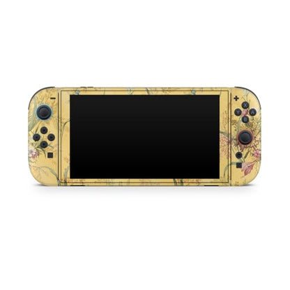 Glossy Glitter Gaming Skin Compatible with Nintendo Switch 2 Console Only - Yellow Marble End - Premium 3M Vinyl Protective Wrap Decal Cover - Easy to Apply | Crafted in The USA by MightySkins - color: Yellow Marble End, size: Switch 2 Console Skin Only,
