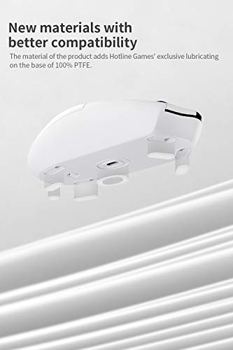 HOTLINEGAMES 3.0 Plus Mouse Skates Feet Compatible with Logitech G700, G700s Gaming Mouse, Universal Any Mousepad, Rounded Curved Edges, Super Smooth Glide, Pure PTFE, Replacement Feet Upgrade - color: For G700 / G700s