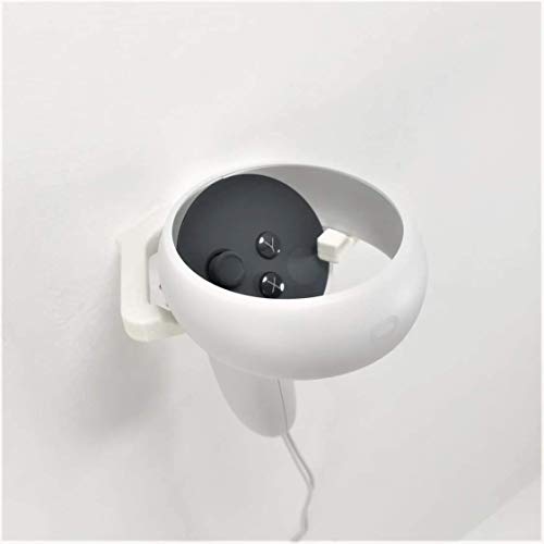 Wall Mount Wall Bracket Accessories Kit For Oculus Quest 2 : White Controller Mounts Separate Pair