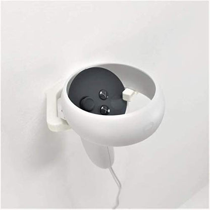 Wall Mount Wall Bracket Accessories Kit For Oculus Quest 2 : White Controller Mounts Separate Pair