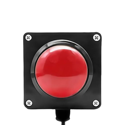 Programmable USB Macro Enter Keyboard, Major Policy Decision Button, One Handed Operation Setting, Enter Game PC Switch Control Keyboard(Red) - color: Space