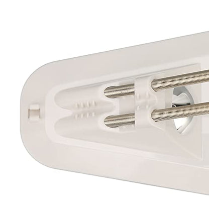 Gaming Mouse Bungee, Antirust Spring Arm No Drag Wire Control Lightweight Portable Universal Mouse Cable Holder, Anti Slip Heavy Duty Stability Design Durable for Esports(White) - color: White