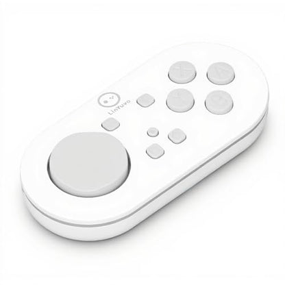 Controller, Portable Controller Enhance Learning ompatible for for Wins for Android for OS X for IOS, 14 RGB Lighting Effects, ABS Material (White) [video game]